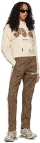 Thumbnail for your product : Palm Angels Beige Leopard Bear Hoodie
