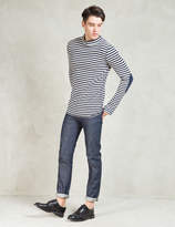 Thumbnail for your product : Discovered Navy L/S Border Waffle T-Shirt