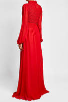 Thumbnail for your product : Giambattista Valli Floor Length Silk Georgette Gown with Lace