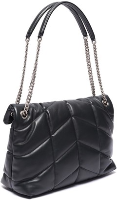 Saint Laurent 'LouLou Medium' puffer quilted leather bag