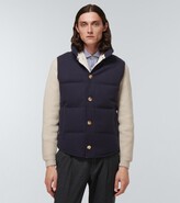 Thumbnail for your product : Brunello Cucinelli Wool-blend down vest