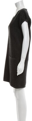 Tomas Maier Cashmere Mini Dress Grey