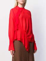Thumbnail for your product : Preen Line ruffled asymmetric blouse