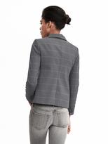 Thumbnail for your product : Banana Republic Double Breasted Windowpane Lightweight Wool Blazer