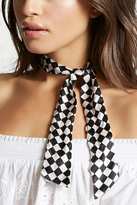 Thumbnail for your product : Forever 21 FOREVER 21+ Checkered Print Satin Scarf