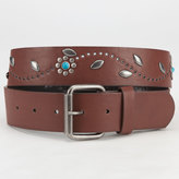 Thumbnail for your product : Turquoise Flower Stud Belt