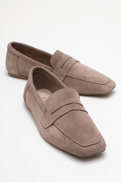 Forever & Always Shoes Morne-TaupeSuedeGenuineLeatherLoafer(Women)taupesuede7Forever&AlwaysShoes