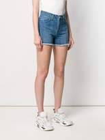 Thumbnail for your product : GCDS green stitch denim shorts