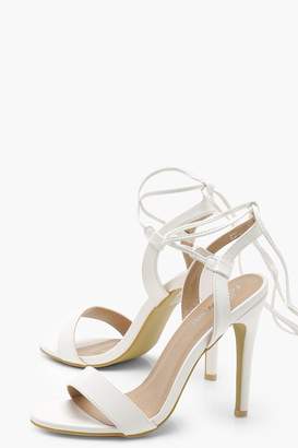 boohoo Wrap Strap Detail Barely There Sandals