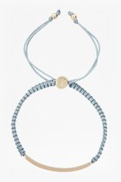 Thumbnail for your product : French Connection Rectangular Bar Braided Bracelet