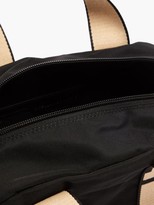 Thumbnail for your product : Stella McCartney Boston Mini Logo-jacquard Canvas Bag - Black