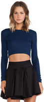 Thumbnail for your product : Torn By Ronny Kobo Oli Crop Top