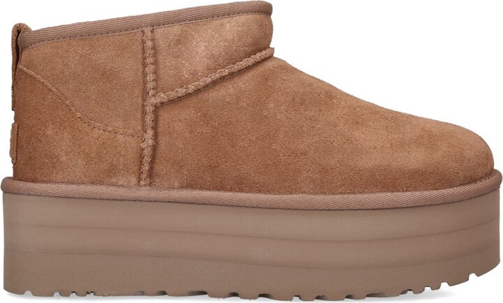 UGG Suede Classic Ultra Mini Platform Boots