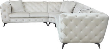 ACME Furniture Warenn 3 - Piece Upholstered Sectional