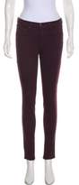Thumbnail for your product : Rag & Bone Mid-Rise Skinny Pants Purple Mid-Rise Skinny Pants