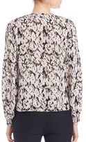 Thumbnail for your product : Derek Lam 10 Crosby Printed Silk Blouse