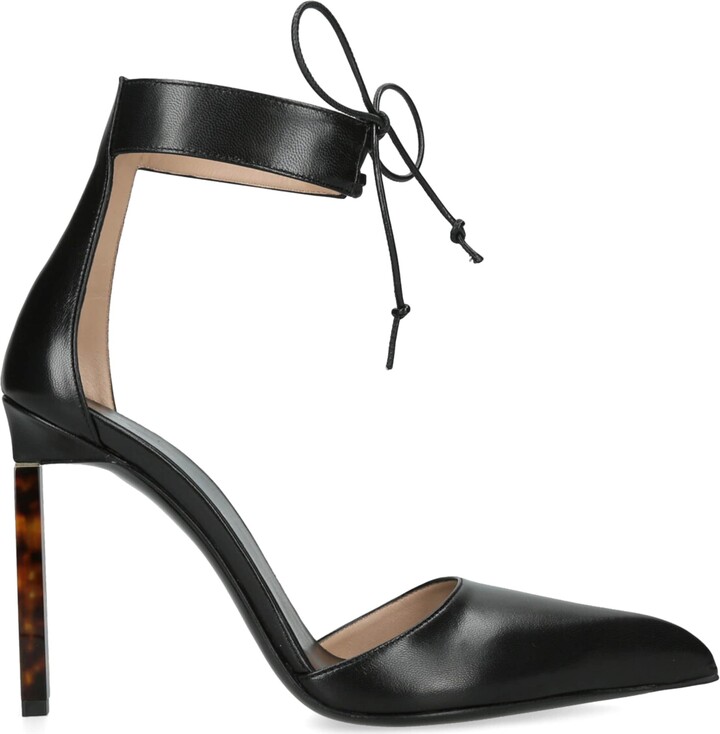 Tom Ford Leather Ankle Strap Pumps 105