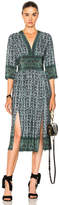 Thumbnail for your product : Sea 3/4 Sleeve Slit Midi Dress