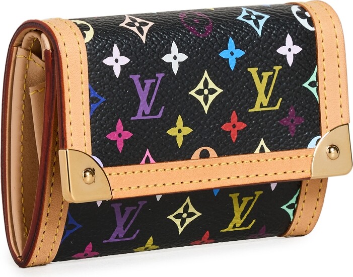 Louis Vuitton, Bags, Louis Vuitton Monogram Multicolor Portemonnaie Plat  Coin Purse Wallet