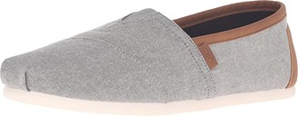 Toms Chambray Classics (Frost Grey Chambray) Men's Slip on Shoes
