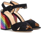 Thumbnail for your product : Charlotte Olympia Emma suede sandals