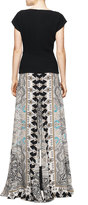 Thumbnail for your product : Etro Printed Double-Vent Maxi Skirt