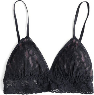 Lindex Chloe non padded lace bra with sheer mesh and V wire detail