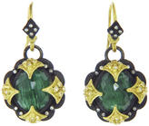 Thumbnail for your product : Armenta Malachite Cravelli Cross Earrings