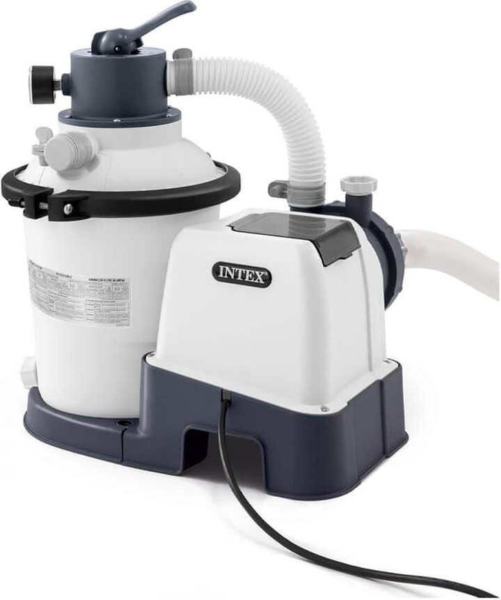 Intex 25 sq. ft Filtration Area Krystal Clear Sand Filter Pump for 4,400 Gal. Above Ground Pools