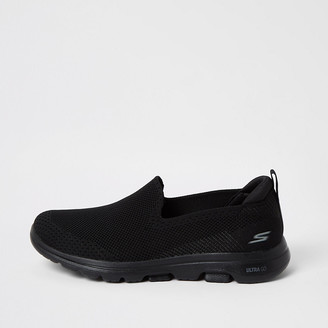 skechers go walk womens black