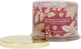 TJMAXX 14Oz 3-Wick Loft Bordeaux Fig And Raspberry Candle