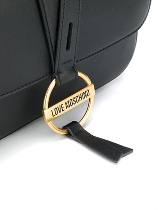 Love Moschino Round Buckle Shoulder Bag