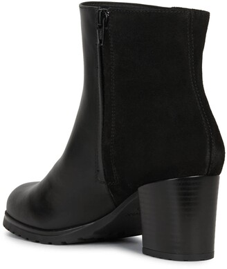 Geox New Lise Waterproof Leather & Suede Bootie - ShopStyle Boots