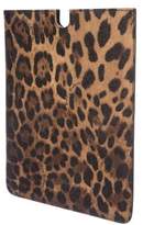 Thumbnail for your product : Dolce & Gabbana Cheetah Print iPad Sleeve