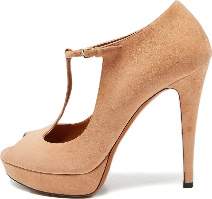 Gucci Pre-Owned 120mm T-Strap Platform Pumps