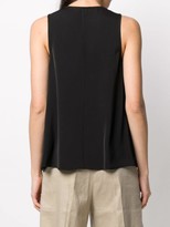 Thumbnail for your product : Calvin Klein Sleeveless Trapeze Top