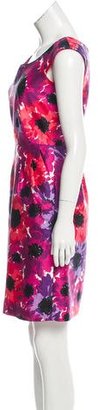 Kate Spade Silk-Blend Floral Print Dress