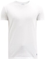 Thumbnail for your product : Polo Ralph Lauren Pack Of Three Logo-embroidered Cotton Pyjama Tops - White