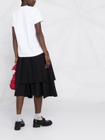 Thumbnail for your product : Comme des Garcons tulle-detail T-shirt