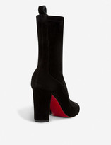 Thumbnail for your product : Christian Louboutin Gena bootie 85 veau velours st