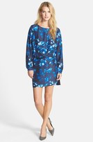 Thumbnail for your product : Vince Camuto Center Drape Floral Print Dress