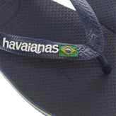 Thumbnail for your product : Havaianas Kids Navy Brasil Logo Boys Junior