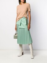 Thumbnail for your product : N.Peal Cashmere Short-Sleeved Top