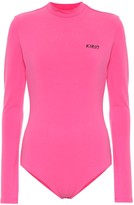 Thumbnail for your product : Kirin Logo stretch-cotton bodysuit