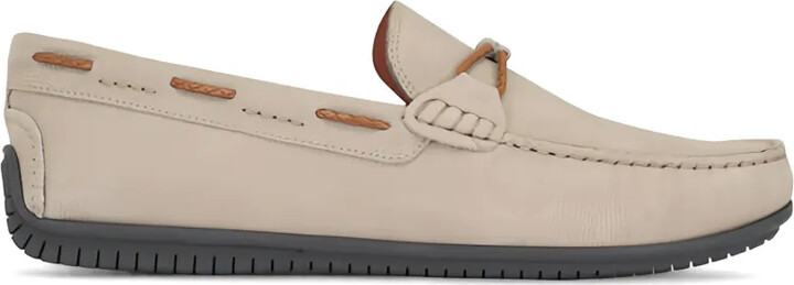 Martin Dingman Braided Suede Loafers