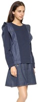 Thumbnail for your product : See by Chloe Ruffle Detail Long Sleeve Top