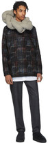 Thumbnail for your product : House of the Very Islands Grey Wool Trade Slim-Fit Trousers