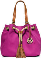 Thumbnail for your product : MICHAEL Michael Kors Marina Large Gathered Canvas Tote Bag, Fuchsia