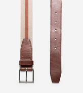 Thumbnail for your product : Cole Haan 35mm Webbing Leather Belt