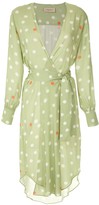 Thumbnail for your product : Adriana Degreas Midi Polka Dot Cover-Up